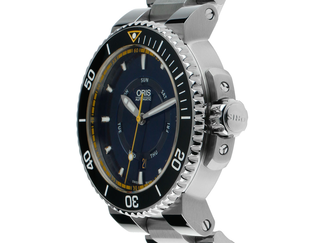 Oris Great Barrier Reef Stahl Keramik Automatik Armband Stahl  
