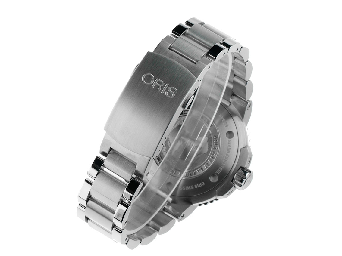 Oris Great Barrier Reef Stahl Keramik Automatik Armband Stahl 