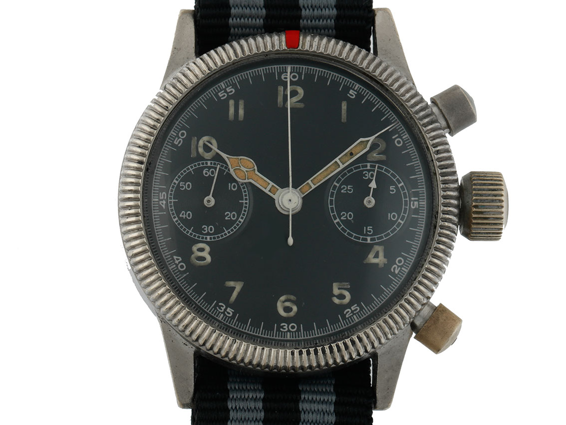 Tutima GlashÃ¼tte Fliegerchronograph Zweiter Weltkrieg Tutima