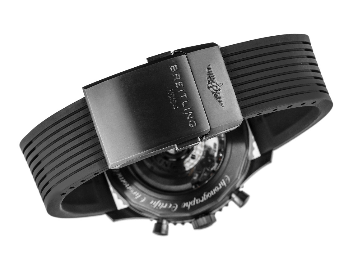 Breitling Navitimer 01 Black Steel Automatik Chronograph Armband 