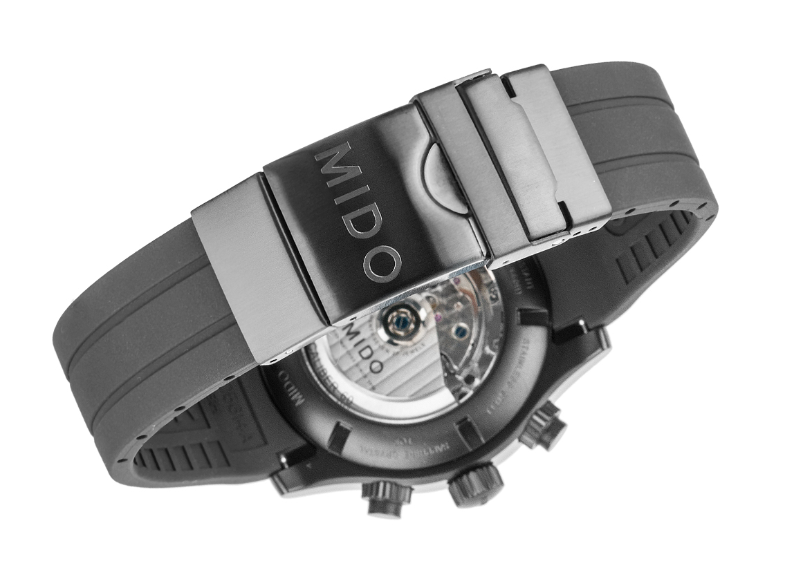 Mido Multifort Diver Stahl Black Automatik Chronograph Armband 