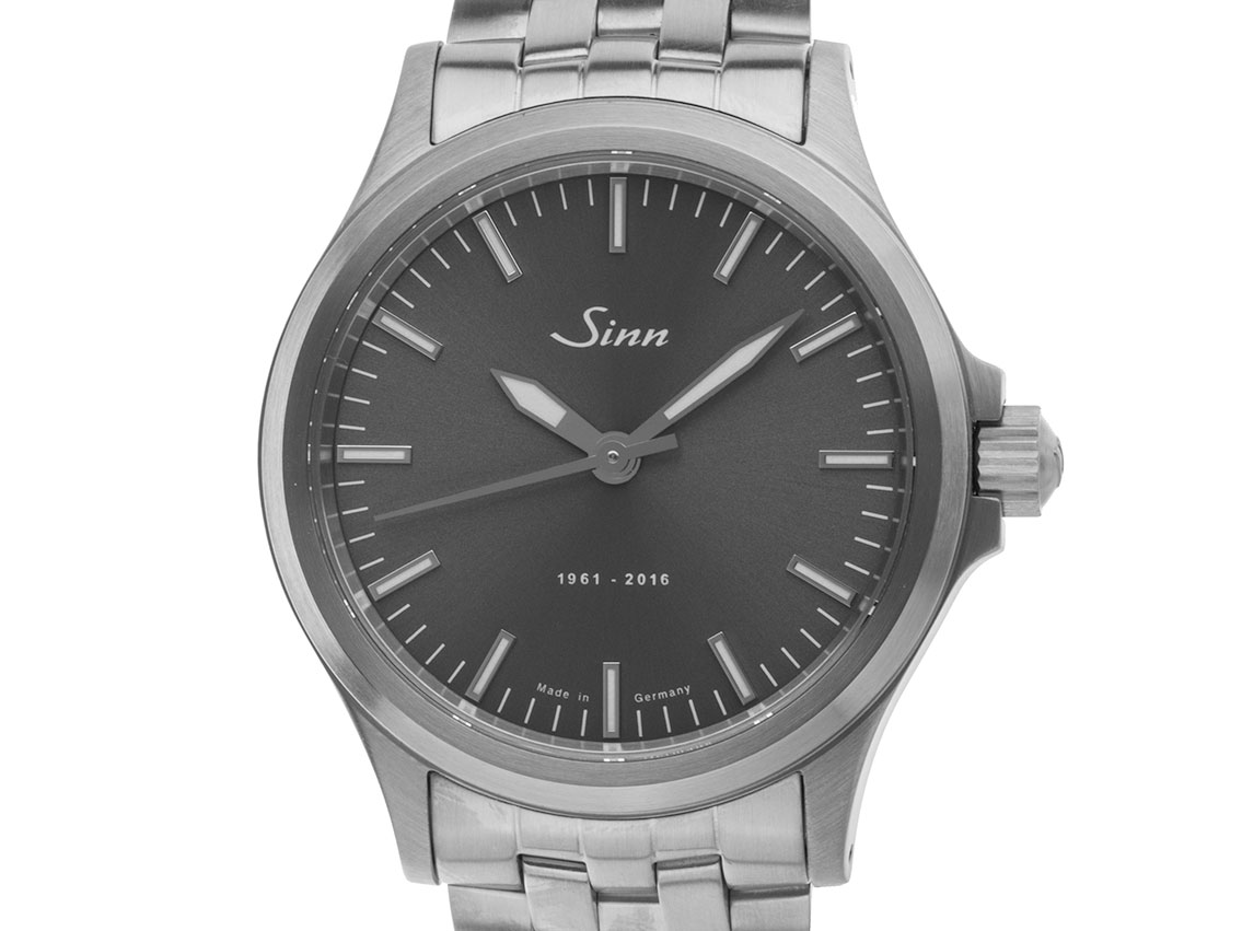 Sinn 556 Jubiläum Stahl Automatik Armband Stahl 38mm Neu mit 