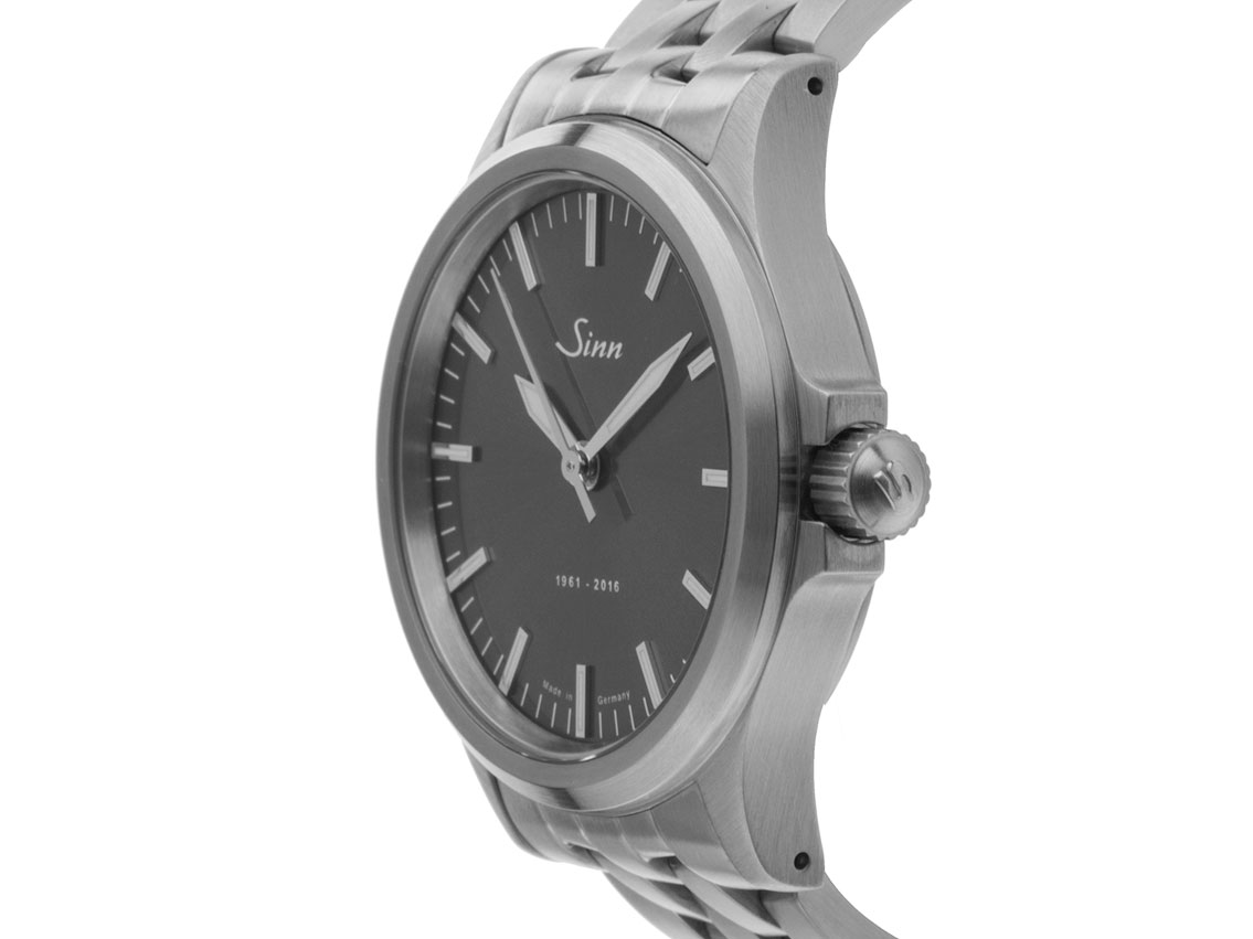 Sinn 556 Jubiläum Stahl Automatik Armband Stahl 38mm Neu mit 