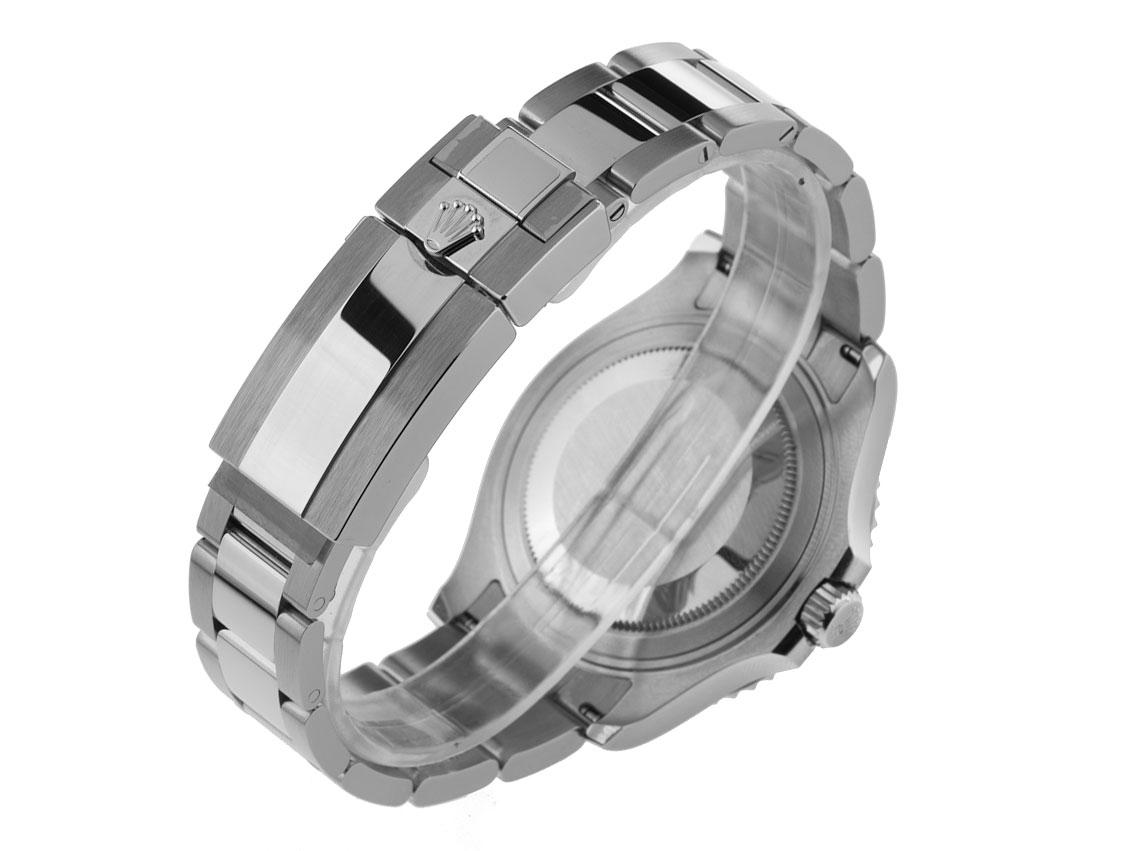 Rolex Yacht-Master Stahl Platin Automatik Armband Oyster 37mm Ref  