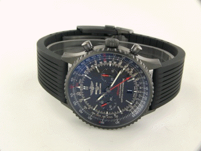 Breitling Navitimer 01 Black Steel Automatik Chronograph Armband 