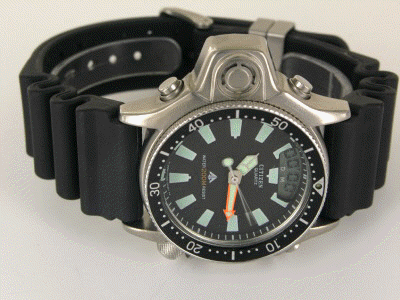 Citizen Promaster Aqualand Taucheruhr Chronograph Stahl Kautschuk 