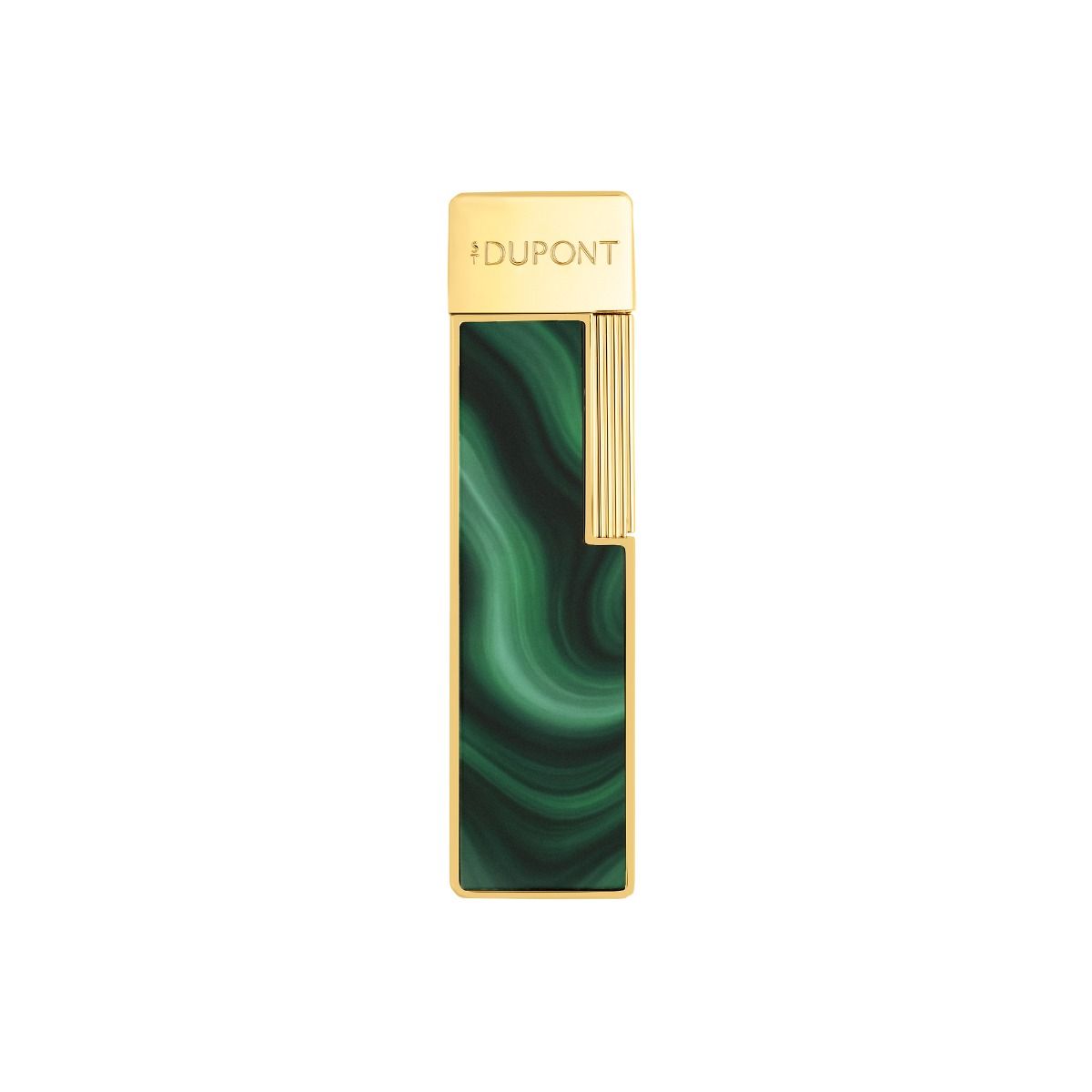 S.T. Dupont Feuerzeug Twiggy Chinalack Grün Gelbgold Ref.030036 Full Set 