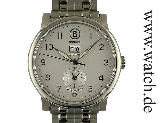 Bogner Travelmaster GMT Automatic Limitiert 42mm UVP 999.- N E U