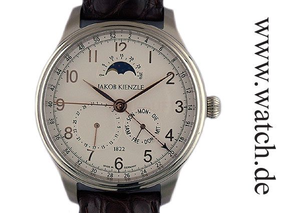 Kienzle Edition No.3 Mondphasen 52 Wochen Vollkalender Automatik 42mm UVP 5600.- N E U