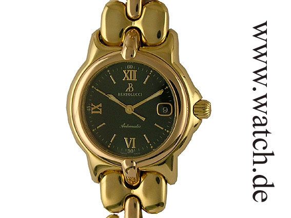 Bertolucci VIR Automatic Date Gold Fancy UVP 12858,- SEHR GUTER ZUSTAND