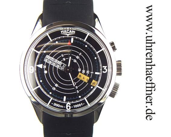 Vulcain Nautical Taucheruhr mit Wecker Handaufzug 42mm Neu