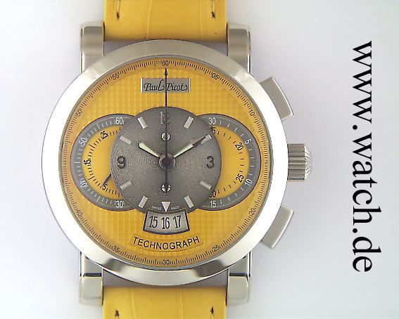 Paul Picot Technograph Automatique Chronograph 44mm Neu