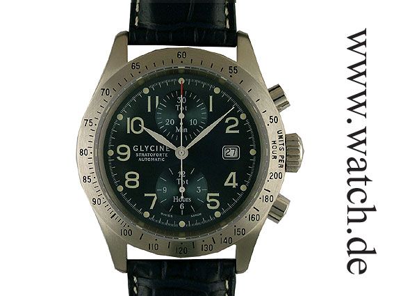 Glycine Stratoforte Chronograph 46mm UVP 1580.- wie N E U