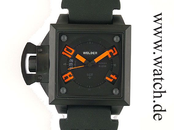 Welder Watch San Marino K25 Data 40x40mm UVP 440.- N E U