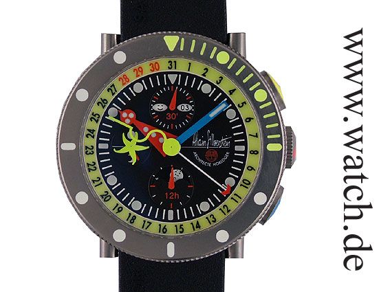 Alain Silberstein Marine 20 Krono Titan 46mm Neu