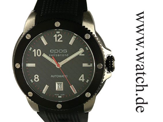 Epos Sportive Automatik Kautschuk 43mm UVP 695.- N E U