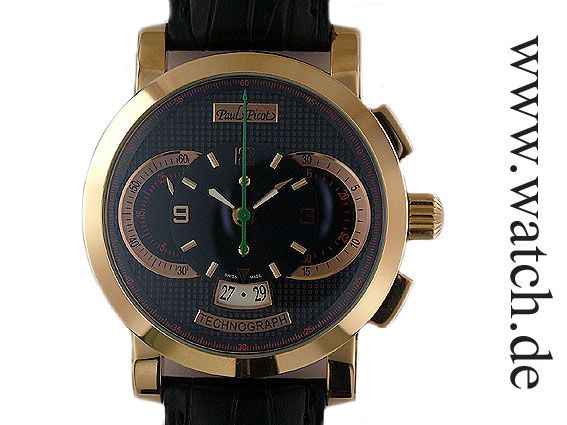 Paul Picot Technograph Automatique Chronograph Roségold 44mm Neu