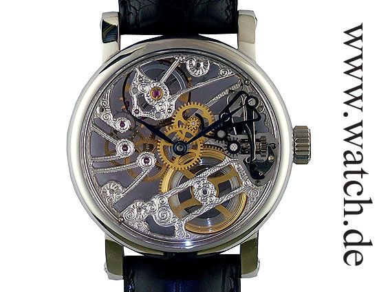 Jacques Etoile Lissabon Superior Skelett Stahl Handaufzug 42mm UVP 2.490,- Neu