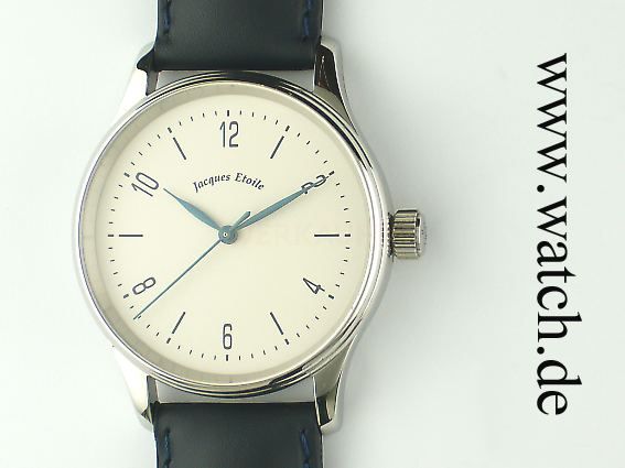 Jacques Etoile Metropolis Stahl Handaufzug Unitas 38mm UVP 1.690,- Neu