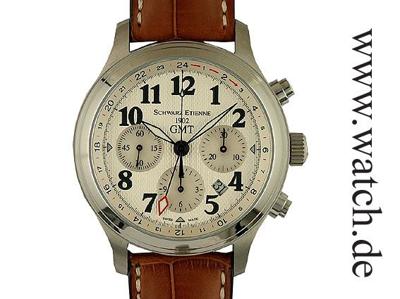 Schwarz Etienne GMT Chronograph 42mm UVP 5.665.- N E U