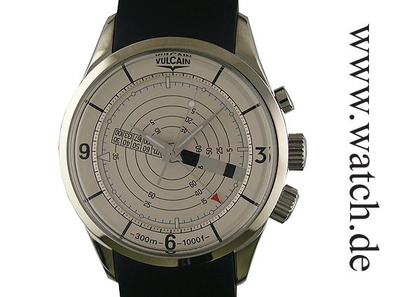 Vulcain Nautical Taucheruhr mit Wecker 42mm UVP 3740.- N E U