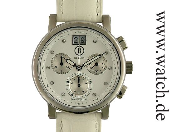Bogner Arosa Chronograph Diamond 36mm UVP 395.- N E U