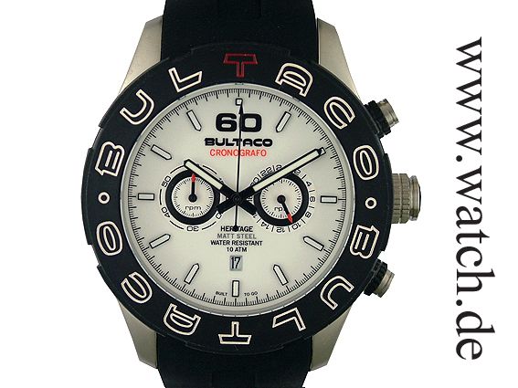 Bultaco Heritage Chronographo 48mm UVP 349.- N E U