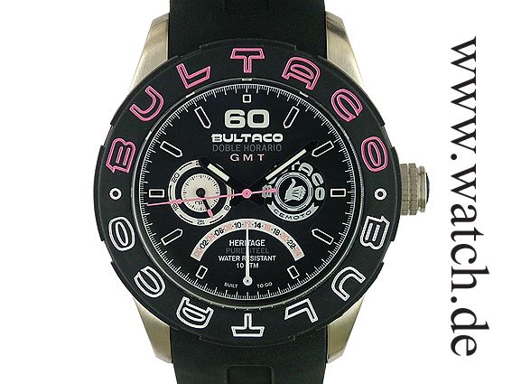 Bultaco Heritage Doble Horario GMT 43mm UVP 289.- N E U