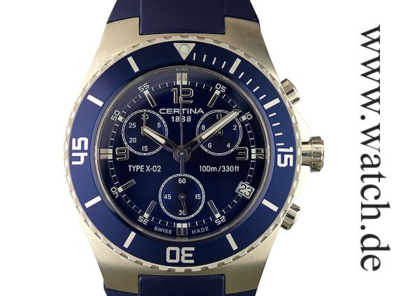 Certina 1888 Type X-02 Chrono 42mm UVP 320.- UNGETRAGEN