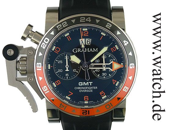 Graham Chronofighter Oversize GMT Big Date Limited 47mm UVP 6950.- NEU