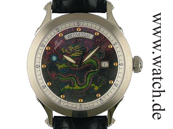 Zannetti Regent Dragon Limitiert 42mm 3.700,- Neu