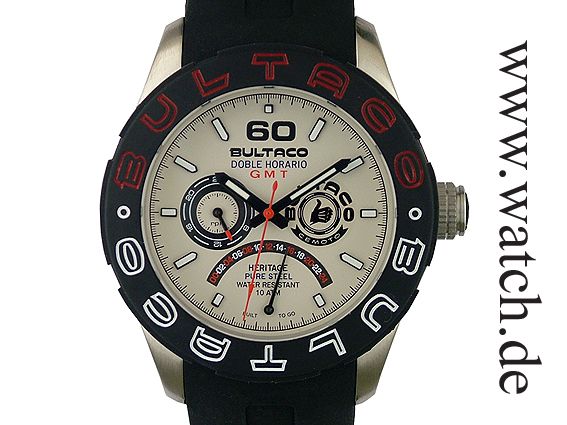 Bultaco Heritage Doble Horario GMT 43mm UVP 289.- N E U