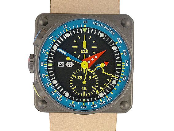 Alain Silberstein IKrono Titan Limitiert 48x48mm Neu