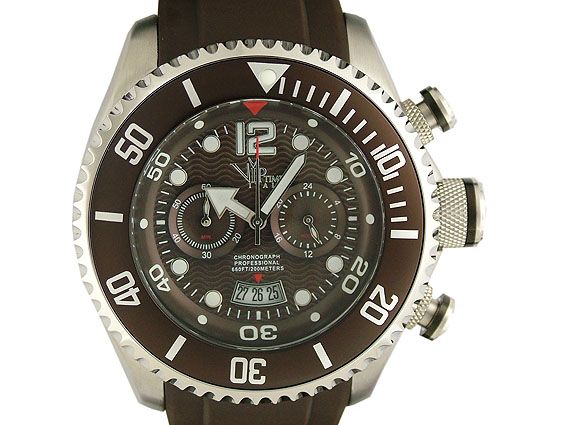 V.I.P. Time Italy Chronograph Professional 50mm UVP 379.- N E U