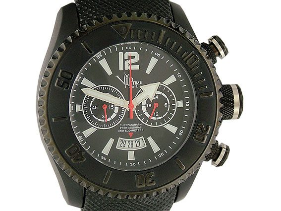 V.I.P. Time Italy Chronograph Professional 50mm UVP 379.- N E U