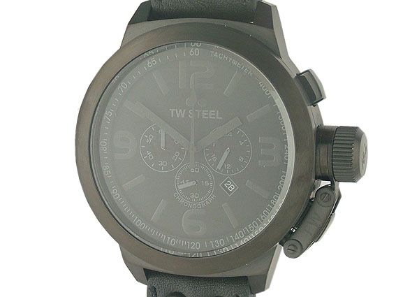 TW Steel Canteen Leather 50mm UVP 399,- Neu