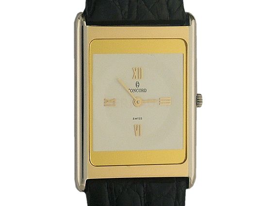 Concord Classic Superflach Stahl/Gelbgold