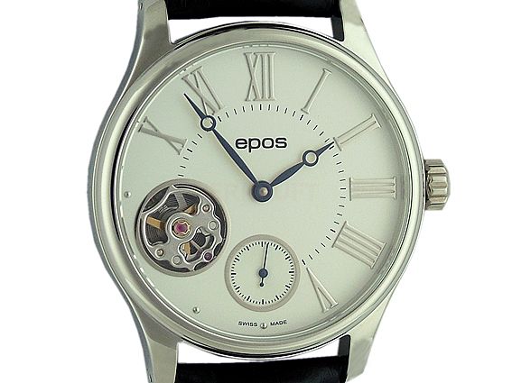 Epos Passion Open Balance Small Second Handaufzug 43mm UVP 755.- N E U