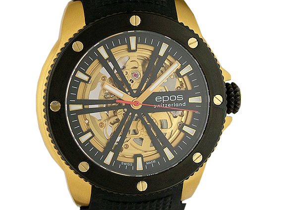 Epos Sportive Automatic Gelbgold 46mm UVP 1035.- NEU