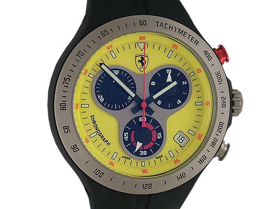Ferrari O R I G I N A L Jumbo Chronograph Titan 42mm UVP 435,- Neu