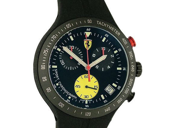 Ferrari O R I G I N A L Pit Crew Chronograph Titan 42mm UVP 435.- N E U