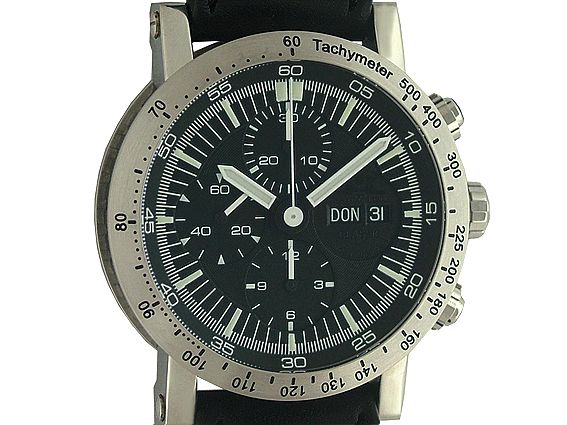 Temption Chronograph Classic Day Date Black 43mm UVP 2.280,- Neu