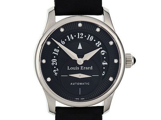Louis Erard Emotion Stahl Diamanten Automatik Armband Leder 36mm Neu mit Zertifikat über 1.539,-€ 