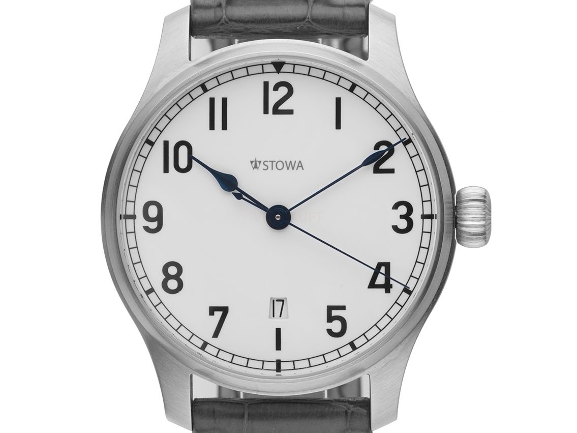 Stowa Marine Klassik Stahl Automatik Armband Leder 40mm Box&Pap. Full Set Ungetragen mit Zertifikat über 865,-€