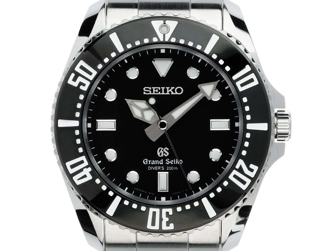 Seiko Grand Seiko Diver S Stahl Quarz Armband Stahl 40mm Ref.SBGX 117 Bj.2018 Box&Pap. Full Set Ungetragen mit Zertifikat über 4.000,-€