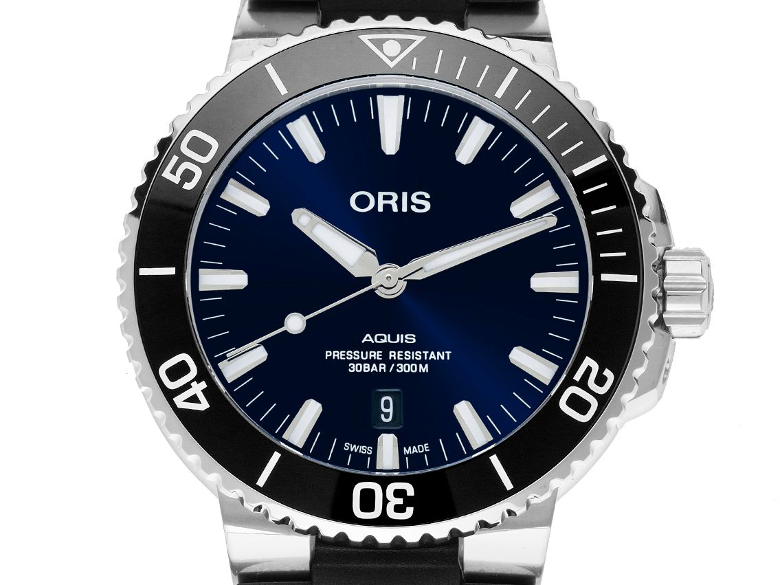 Oris Aquis Date Ref.01 733 7766 4135-07 4 22 64FC Full Set Ungetragen