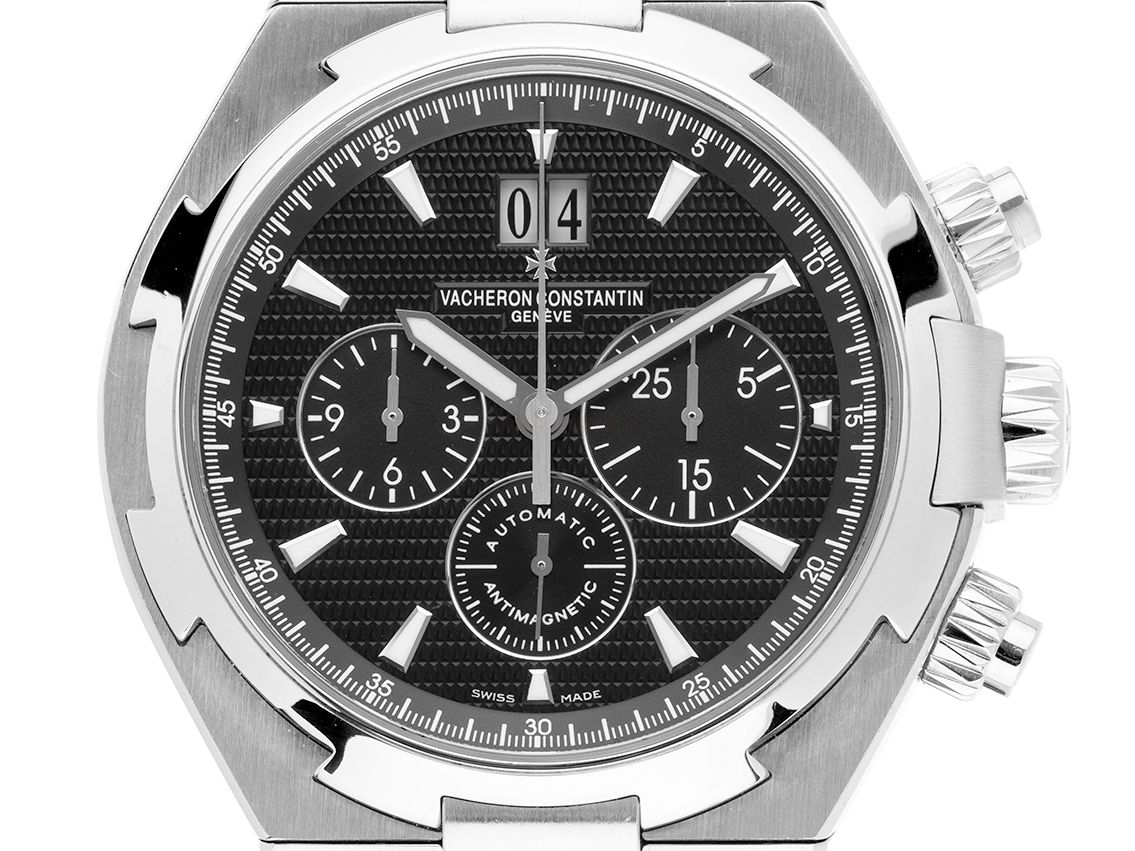 Vacheron Constantin Overseas Stahl Automatik Chronograph Armband Stahl 42mm Ref.49150 Bj.2012 Service Box wie Neu mit Zertifikat über 25.500,-€