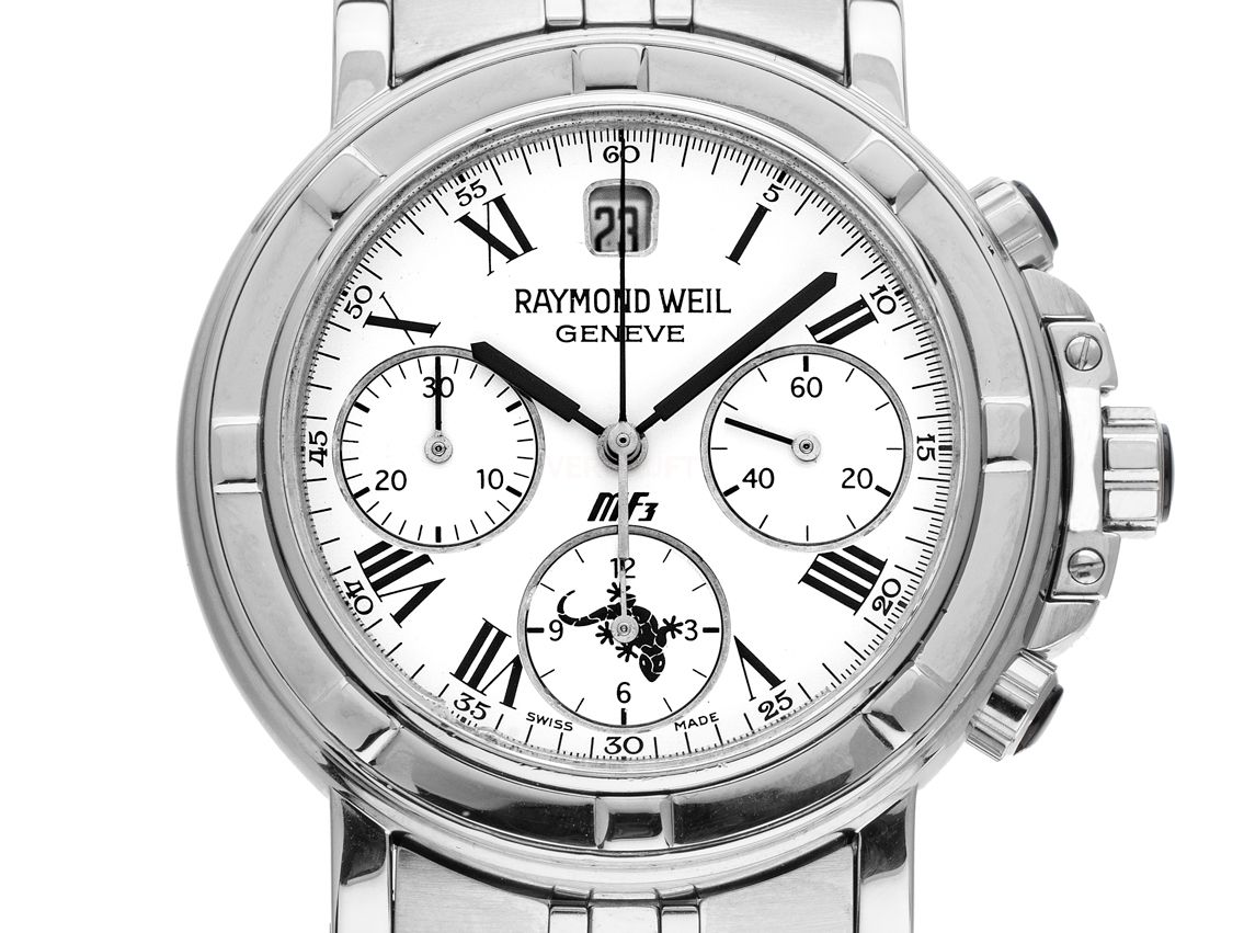 Raymond Weil Parsifal Chronograph Datum Wiesmann Roadster Stahl Automatik Armband Stahl Limitiert 39mm Ref.7231 Vintage Bj.2005 mit Zertifikat über 3.500,-€