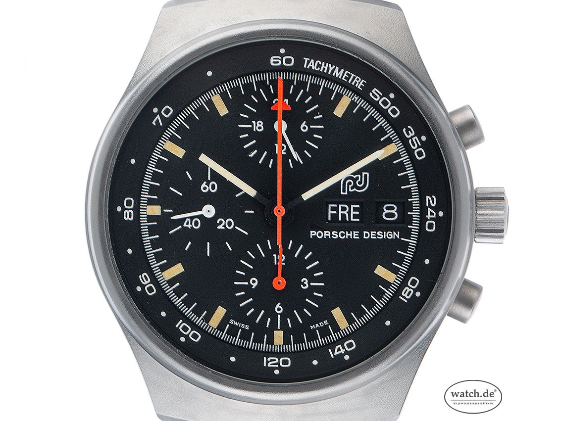 Porsche Design Stahl Automatik Chronograph Armband Stahl 41mm Vintage Bj.1986 Beschreibung mit Zertifikat über 4.500,-€