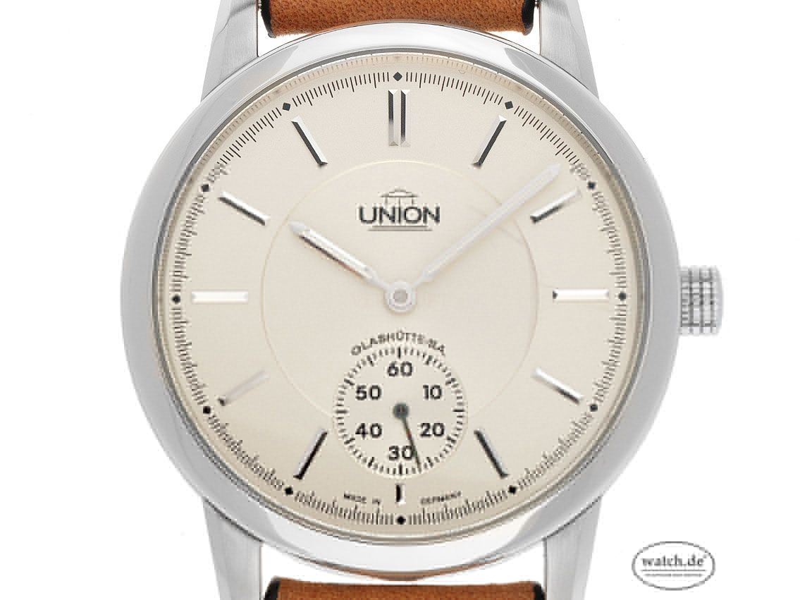 Union Glashütte Klassik kleine Sekunde Stahl Automatik Armband Leder 40mm Ref.26.05.15.05 Vintage Bj.2009 Box&Pap. Full Set wie Neu mit Zertifikat über 2.100,-€ 